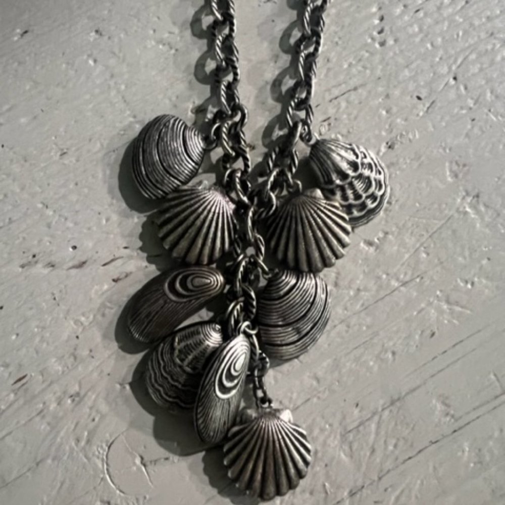 Silver Shell Necklace - Picture 3 of 5